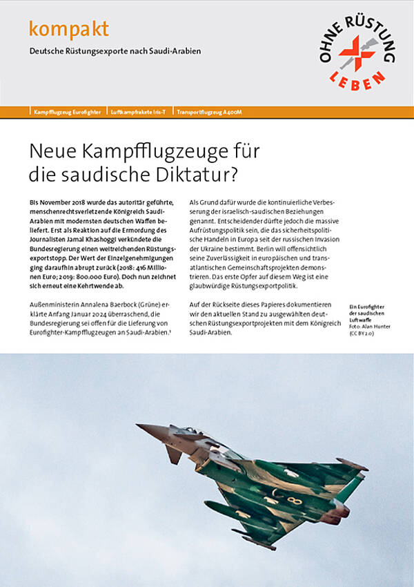 kompakt: Deutsche Rüstungsexporte nach Saudi-Arabien